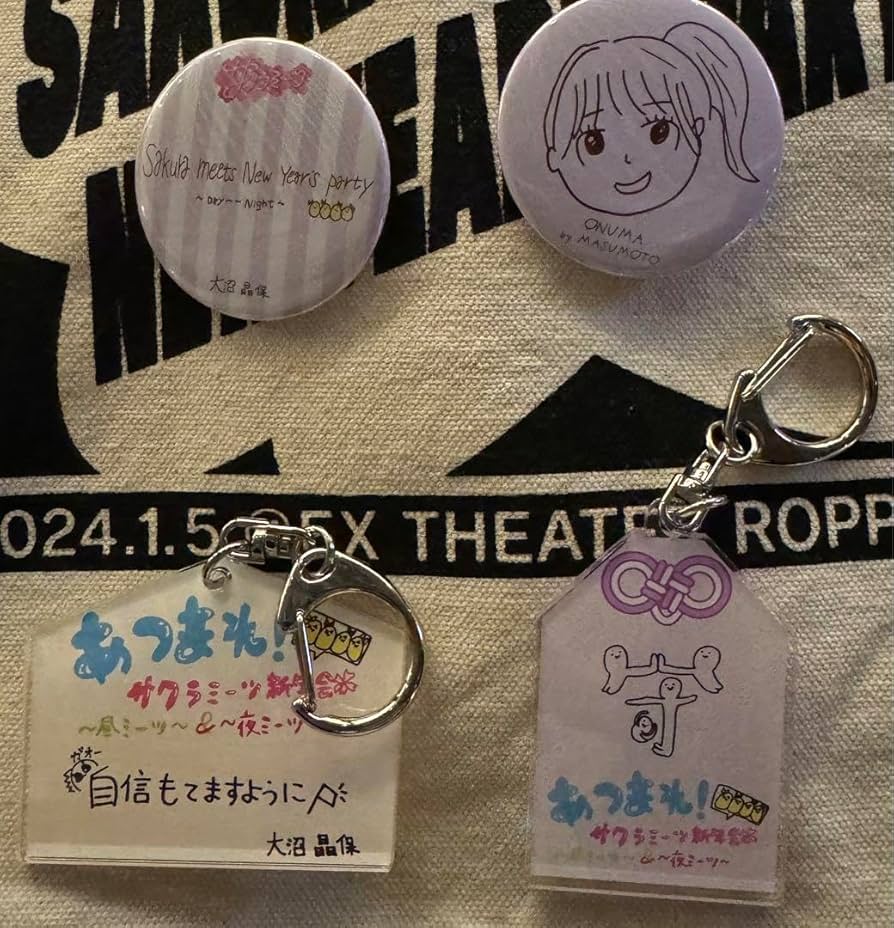 Amazon.co.jp: 櫻坂46大沼晶保 サクラミーツ新年会 アクリル